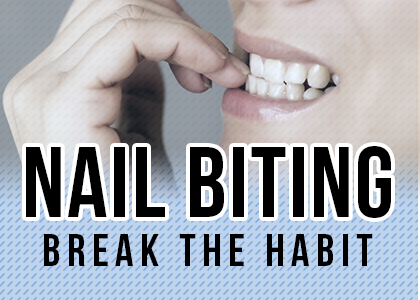 Rochester dentists, Dr. Nozik and Dr. Tumminelli at White Spruce Dental shares why nail biting is bad for your oral and overall health, and gives tips on how to break the habit!